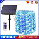 8 Modes Led Light Waterproof Wall Lamps for Outdoor Garden (Blue light-200L
