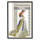 2 Strands Angel Girl Partial Embroidery Stamped Cross Stitch Handmade Home