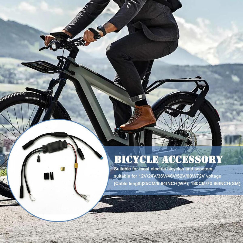 Mid Drive Lamp Group Adapter Cable Bafang Front And Rear Lights Retrofit bs.