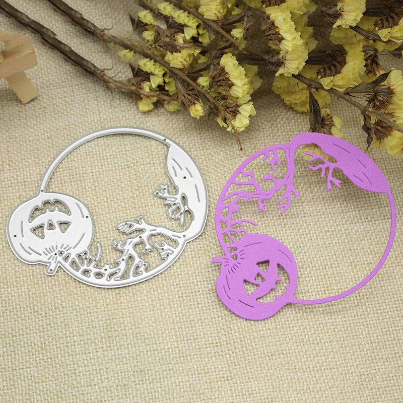 Halloween Pumpkin Metal Punching Molds Stencil DIY Scrapbooking Paper Cards Photo