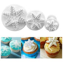 Flower Leaf Fondant Cake Cutter Plunger Cookie Decorating Mould Z2H9