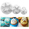 Flower Leaf Fondant Cake Cutter Plunger Cookie Decorating Mould Z2H9