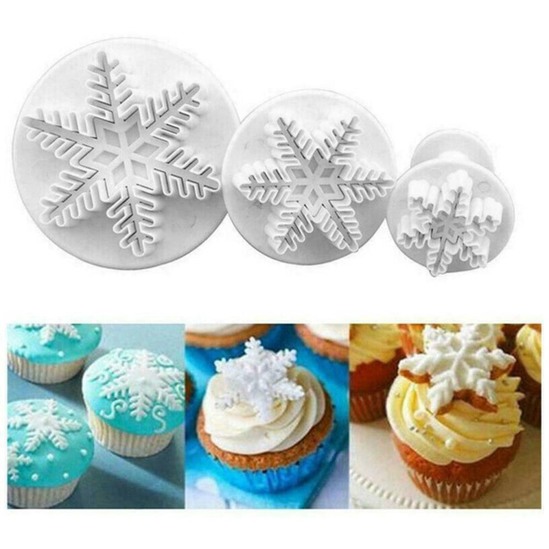 Flower Leaf Fondant Cake Cutter Plunger Cookie Decorating Mould Z2H9