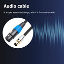 Mini XLR Female to XLR Female Audio Cable for Canon Camera Converter Adapter