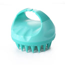 Silicone Hair Washing Comb Scalp Head Massager Hair Cleaning Tool (Green) Newly