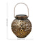 LED Metal Solar Lantern Light Waterproof Hollow Projection Lamp (Copper) Newly