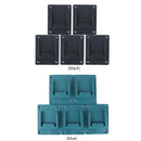 5pcs Tool Holder for Bosch/Makita 18V Lithium Battery Machine Rack (Blue)