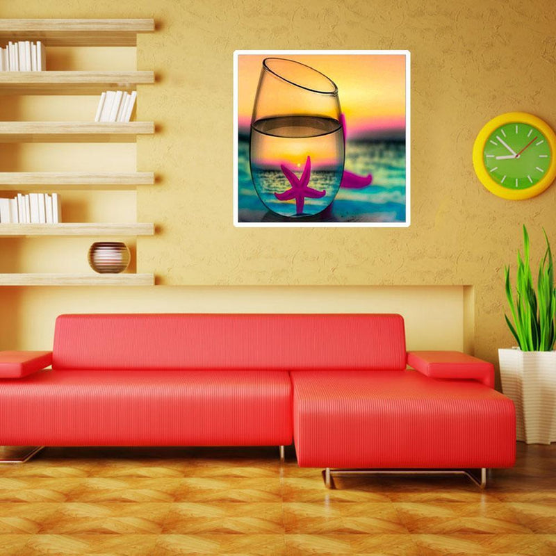 Cup Sunset Stars 5D DIY Diamond Painting Embroidery Cross Stitch Home