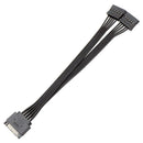 SATA 15pin Male To Female Extension Cable Connector for Computer Hard Disk