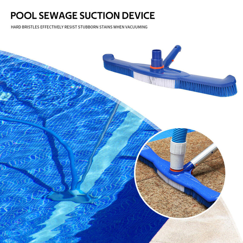 Plastic Swimming Pool Vacuum Head Cleaning Tool Pond Pools Suction Brush Cl