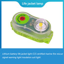 Life Jacket Light LED Self-Lighting Life Saving Conspicuous Lamp (Green) Newly