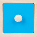 Geometric Hand Grabbing Board Wooden Jigsaw Children Educational Toys (E) Newly