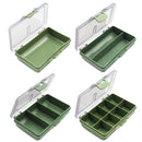 Fishing Tackle Bait Box Fish Lure Hook Bait Container Equipment (2 Grid)