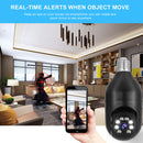 Light Bulb IP Camera - 2-Way Audio Surveillance Cameras with Motion Detection