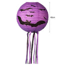 Holiday Decor Bat Paper Lantern Reusable for Ghost Festival Supplies (40cm)