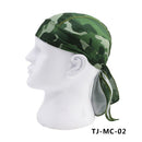 Outdoor Sport Headscarf Breathable Printed Sunscreen Cycling Cap (TJ-MC-02)