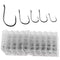 500pcs/Set No. 3-12 10 Types Black Nickel Hook Fishing Accessories