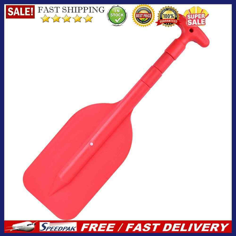 Retractable Portable Telescope Rafting Boat Paddle for Water Sport (Red)