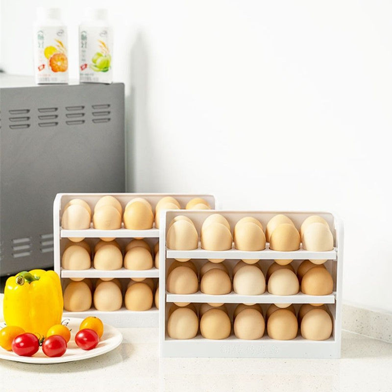 Durable Shelf Creative Food Egg Rack Organizer Storage Trays Egg Storage Box