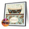 Oil Paint By Numbers Classical Bathtub Frameless Picture Craft Kit for Bedroom