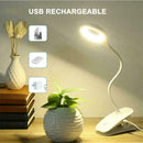 1pcs LED USB Clip On Desk Lamp Dimmable Bed Read Table Study E8LCS Light T8X4