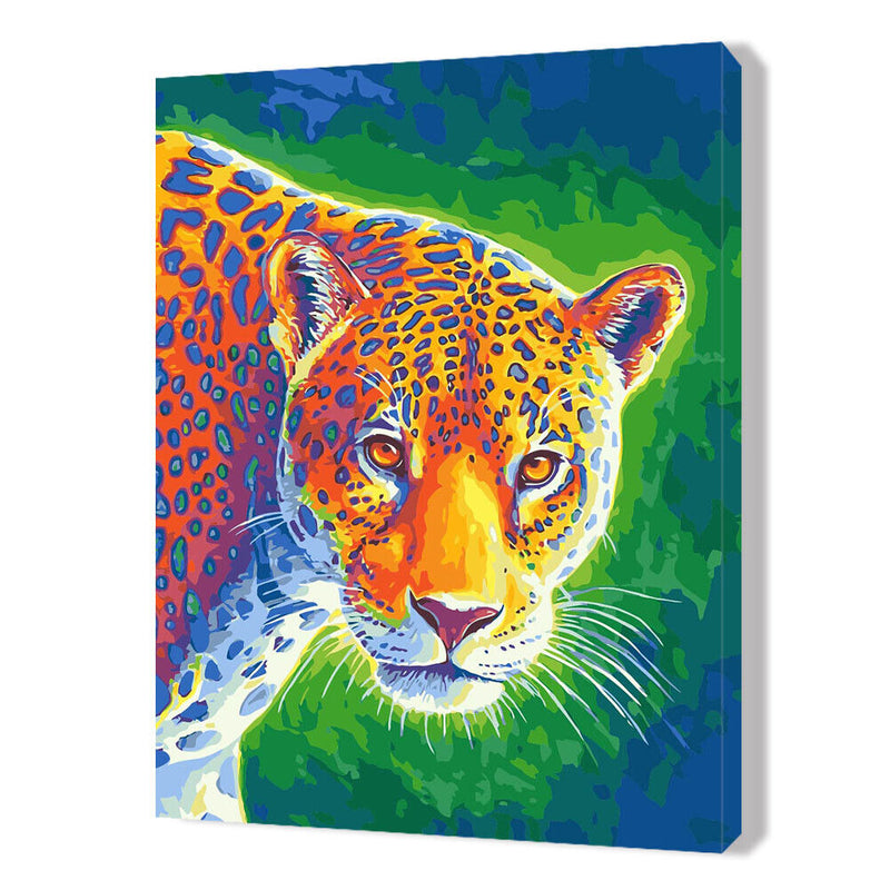 Color Oil Painting By Numbers Kits Handmade Canvas DIY Art Picture Modern Dec