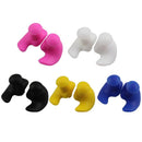 2 Pair Waterproof Earplugs Silicone Ear Plugs Swimming Accessories (White)