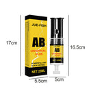 A+B Metal Adhesive Super Glue Water Tank Casting Repair Agent Kit with Brush