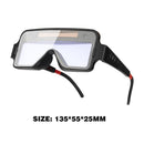 3pcs Solar Auto Darkening Anti-Glare Welding Glasses Protection Helmet