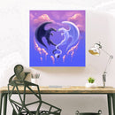 5D Full Round Drill Mosaic Craft DIY Cartoon Diamond Painting Rhinestone Pi