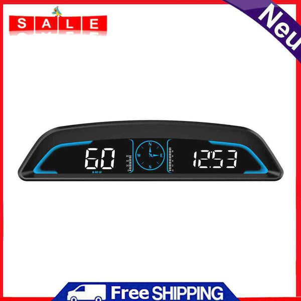Car HUD Display On-Board Computer Fuel Mileage Alarms Electronic Accessories