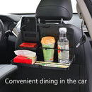 Folding Car Bracket for Food Drink Phone Holder Auto Back Seat Table Black