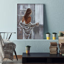 5D Diamond Painting Oil Painting Girl Full Round Drill Rhinestone Picture