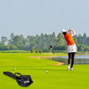 Foldable Practice Carry Shoulder Bags Training Pouch Folding Case Golf Club Bag