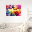 DIY Paint By Number Kit Colorful Clouds Abstract No Frame Home Decoration
