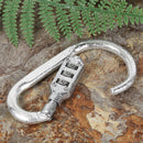 Bags Luggage Carabiner Padlock 3 Dial Digit Combination Code Password Locks