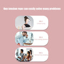 Gym 8 Word Chest Expander Rope Workout Training Resistance Band (Blue 50cm)