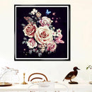 Rose 5D Diamond Painting Embroidery DIY Cross Stitch Home Decor Gift(Beige Newly