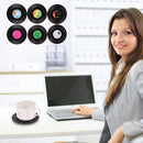6pcs Useful Vinyl Coaster Cup Drinks Holder Mat Tableware Placemat