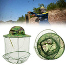 Beekeeping Cowboy Hat Mosquito Bee Insect Net Veil Face Protective Hat Head G9X0