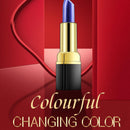 Magical Discoloration Blue-Rose Temperature Changing Lipstick Waterproof Gifts`