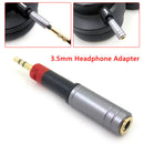 3.5mm Jack Plug Adapter for Audio-Technica ATH-M40X M50X M60X M70X Headphones
