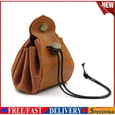 PU Leather Dice Bag Pouch with Drawstring Coin Purse DND Dice Storage Bags