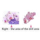 Flower 5D Round Diamond Painting DIY Needlework Cross Stitch Set Decor Gift