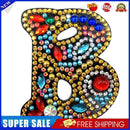 DIY Key Chain Diamond Painting Letters Women Bag Keyring Pendant Gift (B)