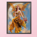 Full Cross Stitch 11CT Moon Fairy Counted Embroidery DIY Needlework Kits Crafts
