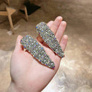 Korean Fringe Hairpin Women Pearls Rhinestone Duckbill Clips (Style 6)
