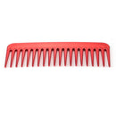 Wide Tooth Combs Detangling Reduce Hair Loss Salon Brush Hair Care (Red)