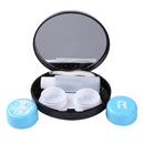Portable Fashion Travel Square Contact Lens Case Set Glasses Wearing Tools