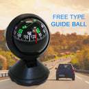Universal Car Compass Pocket Mini Ball Dash Dashboard Compass Multifunctional
